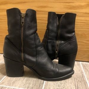 Steve Madden Black Booties